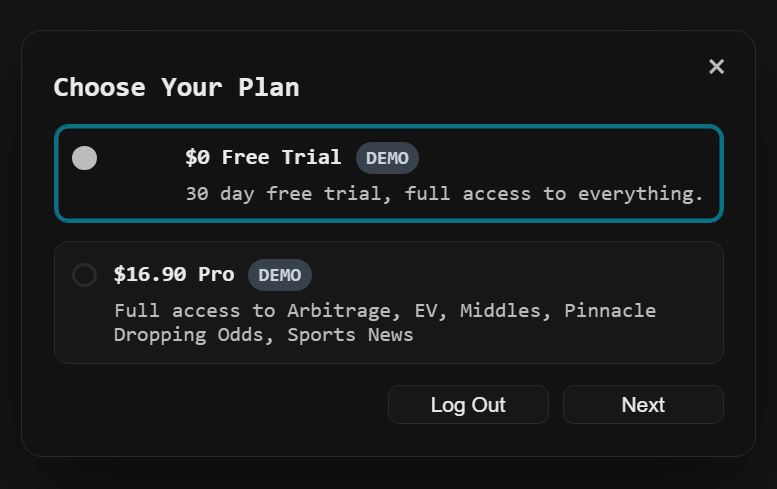 Pricing illustration